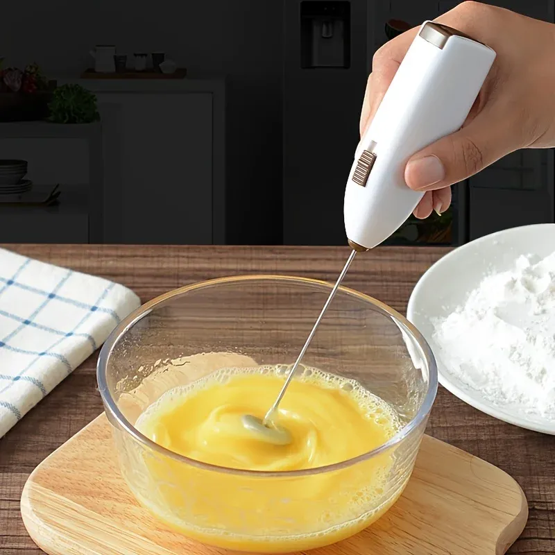 Handheld Elektrische Schneebesen Mini Batterie Betrieben Milchaufschäumer Kaffee Getränk Mixer Milch Schäumer Küche Werkzeuge