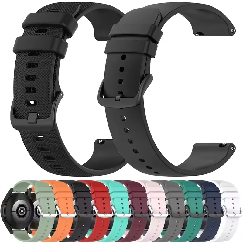 20mm 22mm Uhrenarmband für Huami Amazfit Balance bip GTR 4 2 bip 6 Sport-Silikonarmband für Garmin Venu Sq 2 Venu 3 Armband
