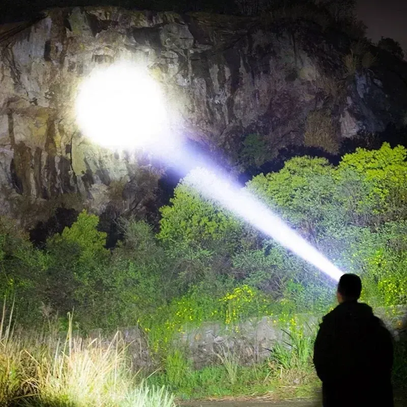 LED-Kopflampe mit Magnetbefestigung für Nachtangeln - Outdoor-Stirnlampe mit Langer Akkulaufzeit, Starkem Licht und Ladefunktion