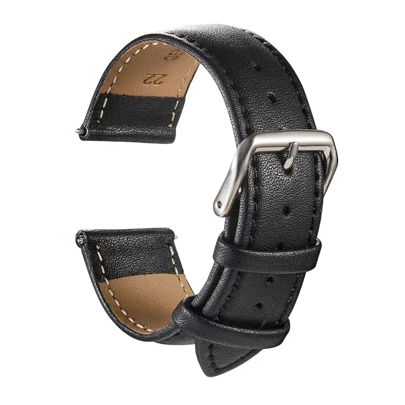 Echtes Leder Uhrenarmbänder Kalbsleder Ersetzen Armbanduhr Straps 18mm 20mm 22mm 24mm Uhr Zubehör Männer Frauen weiche Armband