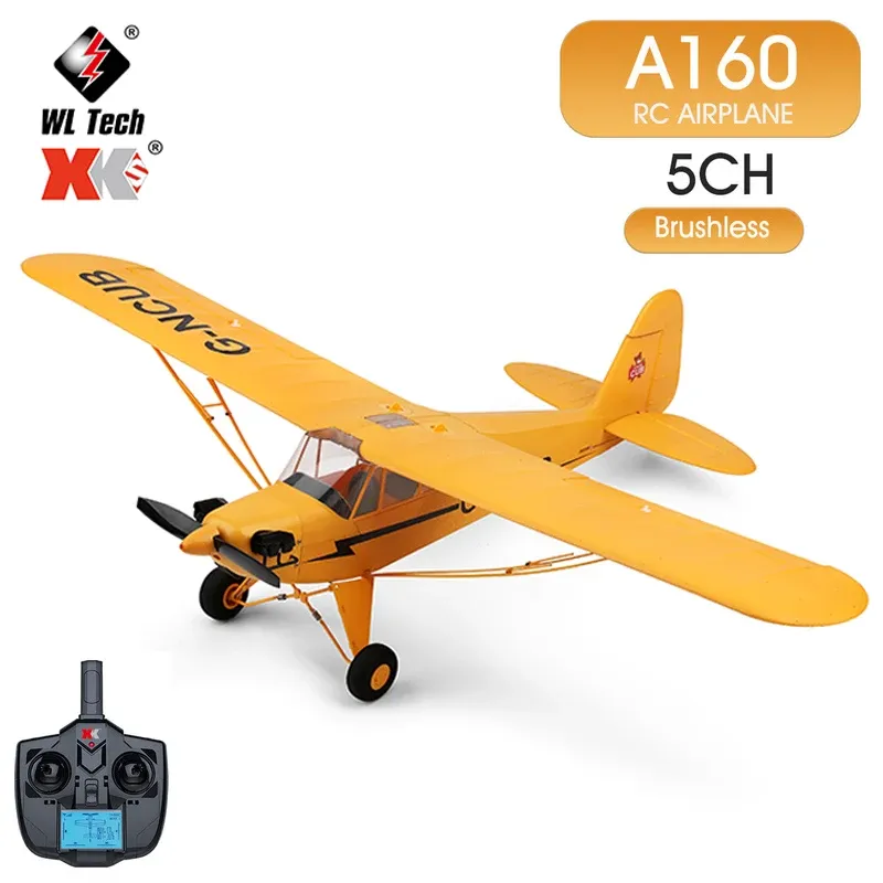 Wltoys XK A160 RC Flugzeug 650mm Spannweite 2,4G Radio Fernbedienung Flugzeug 3D/6G Bürstenlosen motor Flugzeug Spielzeug für Kinder