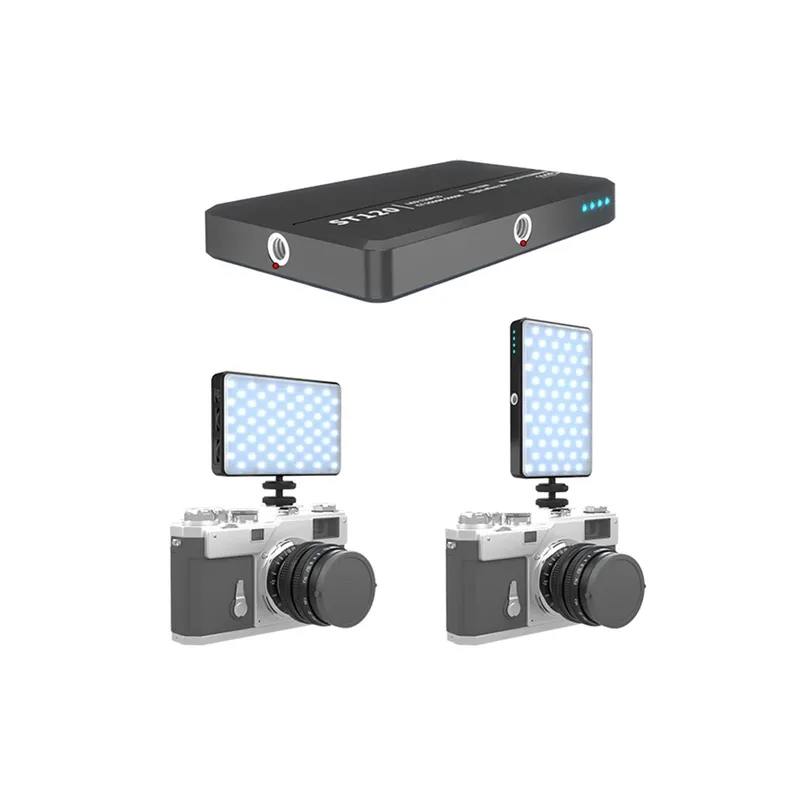 LED-Kamera Licht Video Lampe Kit dimmbar 2500k-9000k zweifarbige Panel Licht Fotografie füllen Licht und Telefon Clip Vlog Kits