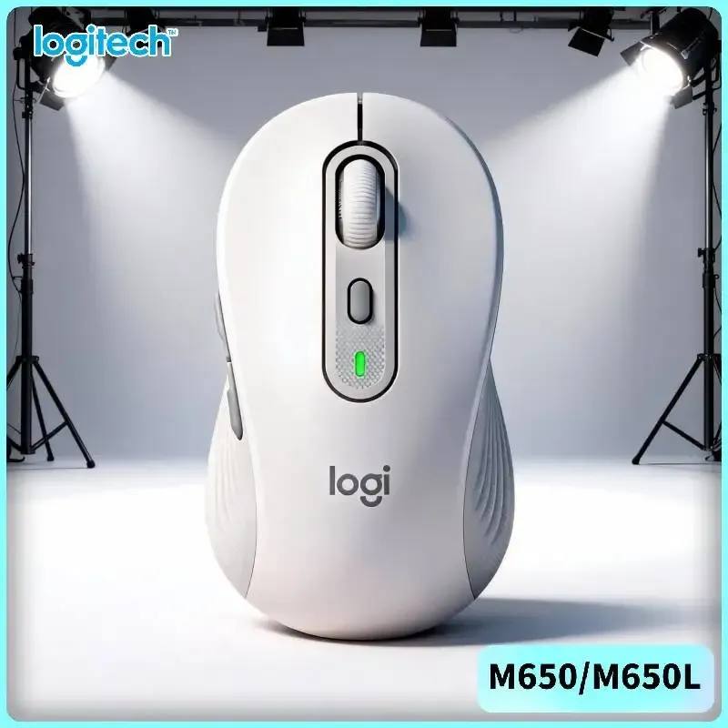 Logitech M650 Silent Wireless Maus, Präziser Sensor, Komfortgriff für Home Office & Täglichen Gebrauch M750/M280/M350/M220/M185
