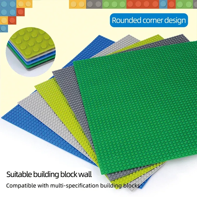 Klassische Grundplatte 50x50 Punkte Bausteine Ziegel Grundplatten DIY Kunststoff Bord Bausteine Grundplatten Bau Spielzeug