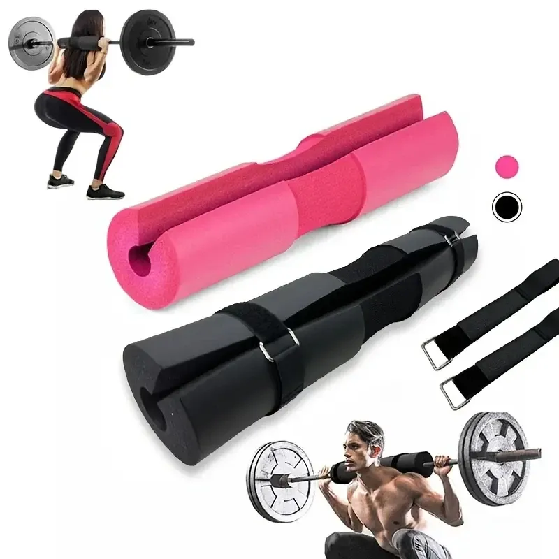 Langhantel-Schaumstoffpolster, hochwertiges Nacken-, Schulter-, langlebiges Gewichtheben- und Kniebeugen-Set bei Fitnessstudio-Pads, verdickter, rutschfester Fitness-Hantel
