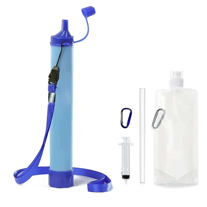 Outdoor-Wasserreiniger, Camping, Wandern, Notfallleben, tragbarer Luftreiniger, Wasserfilter, geeignet für Bäche, Seen, Outdoor-Camping
