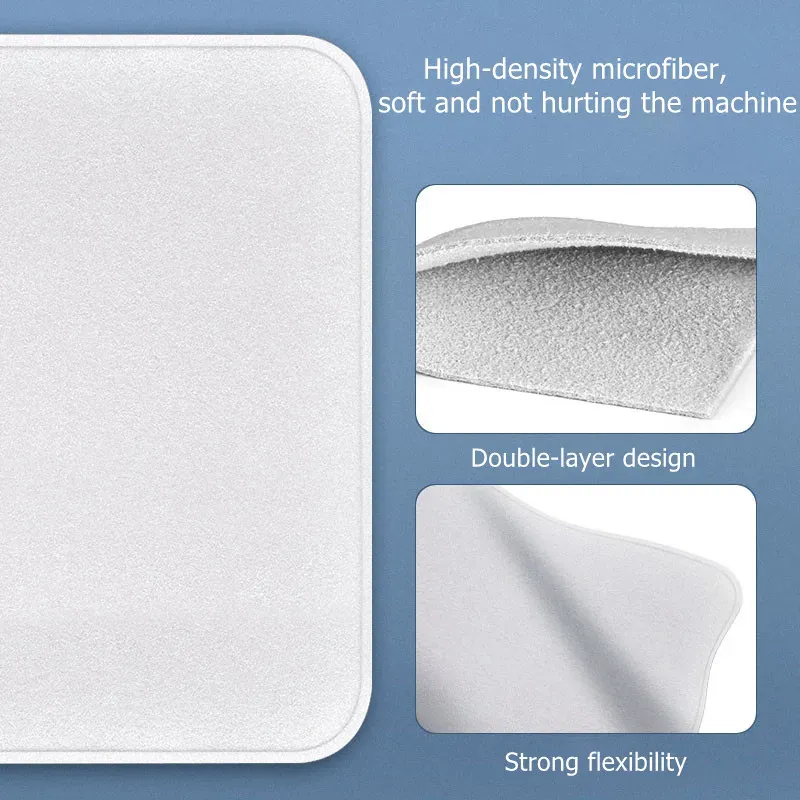 1/2Pcs Polieren Tuch Für Apple iPhone Nano-Textur Bildschirm Reinigung Tuch Für iPad Mac iPod Pro apple Uhr Display Reiniger