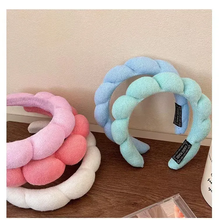 Mode Schwamm Stirnband Für Frauen Haar Zubehör Multifunktions Kopf Band Für Gesicht Waschen Make-Up Entfernung Dusche Haar Band