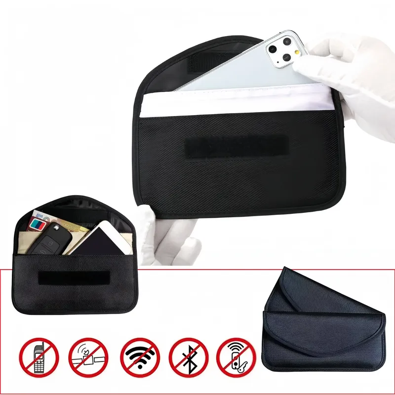 Universelle Autoschlüssel-Signalblocker-Hülle RFID Faraday-Käfig Schlüsselanhänger-Tasche Diebstahlschutz-Schutzhülle RFID-Blockierende Geldbörse für Schlüssellose Zugangssysteme