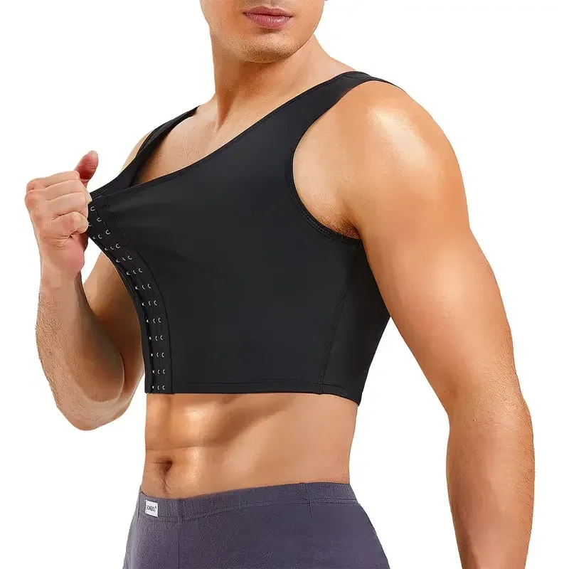 Männer Faja Kompression Korsett Weste Abnehmen Unterhemd Männlich Korsett Tank Tops Verstecken Gynäkomastie Brust Binder Tank Top