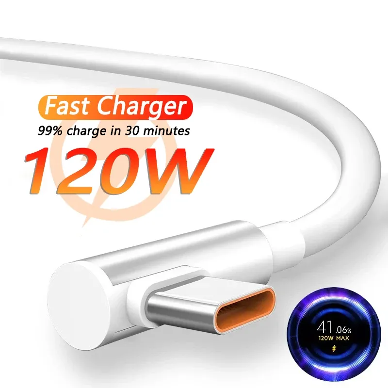 120W Schnellladegerät für Xiaomi 14 13 12 11 Pro Ultra Lite USB-A auf Typ-C Schnellladekabel für Note 12 Zubehör