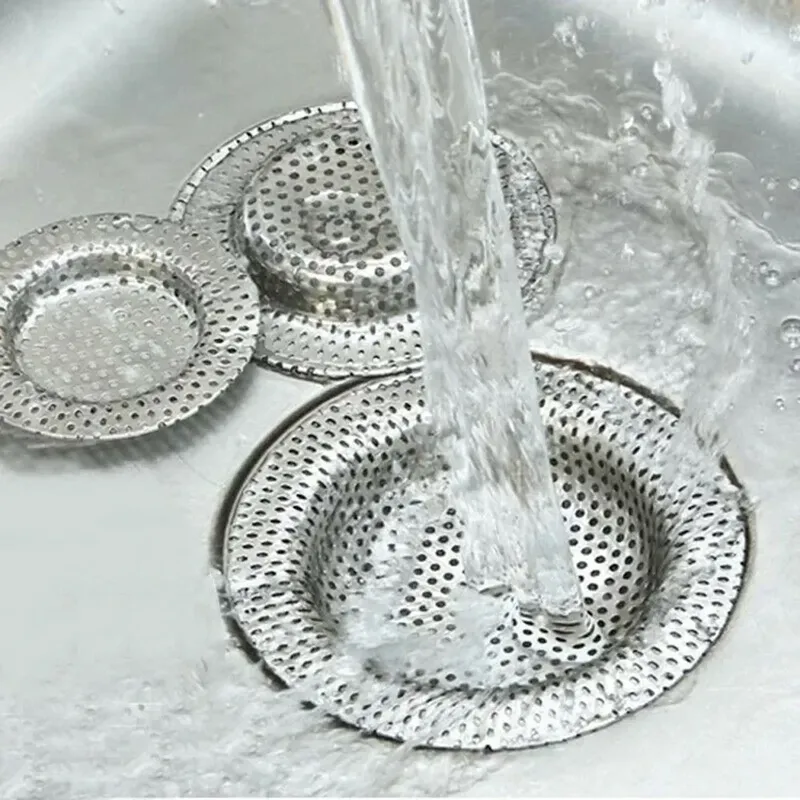 Wasser Waschbecken Filter Waschbecken Mesh Sieb Küche Werkzeug Edelstahl Badezimmer Bodenabläufe Abdeckung Dusche Haar Catche Stopper Werkzeuge