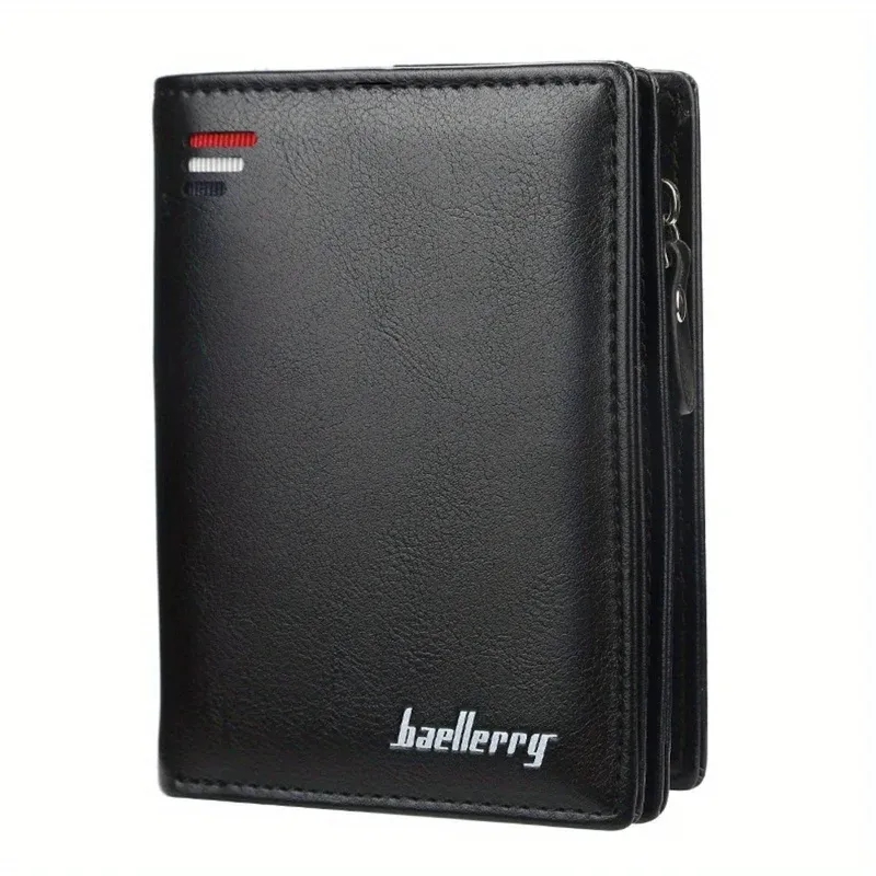 Mode Männer Brieftaschen Zipper Karte Halter Hohe Qualität Männlichen Geldbörse PU Leder Münze Halter Brieftasche
