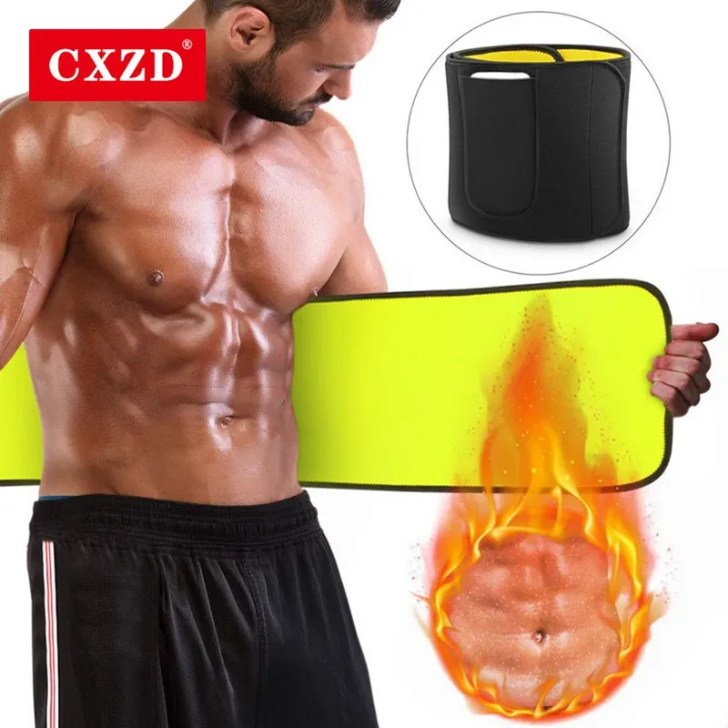 Sauna Taille Trainer Abnehmen Gürtel Männer Gym Fitness Cincher Bauch Korsett Schweiß Fett Brennen Frauen Body Shaper Gewicht Verlust