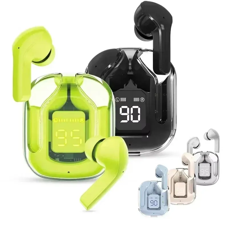 T6 TWS Ohrhörer Kabellos Bluetooth 5.0 mit LED-Anzeige Kopfhörer ENC Sport-Gaming-Headsets Geräuschunterdrückung Mikrofon Stereo-Kopfhörer
