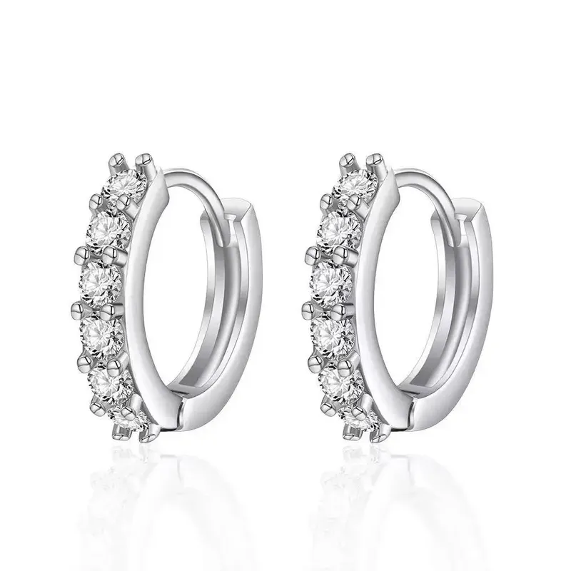 2026 herbst Winter Schnelle Schiff Neueste Luxus Romantische Frauen Schmuck Überzogene Strass Kristall Hoop Ohrringe Für Frauen Großhandel