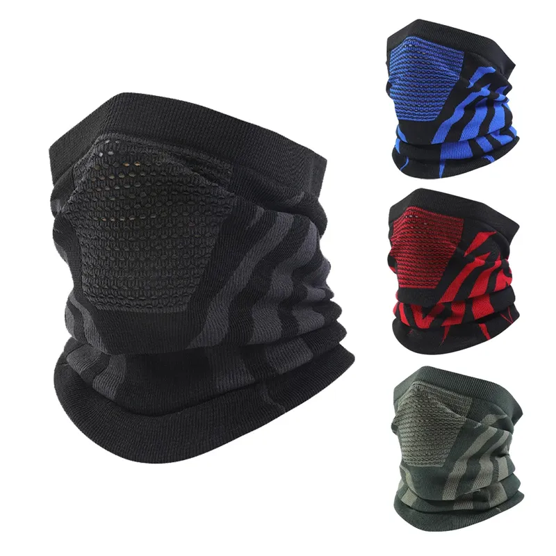 Unisex Winter Atmungsaktive Warme Skimaske Fahrrad Motorrad Halbgesichtsmaske Schal Outdoor Sport Laufen Wandern Angeln Radfahren Maske