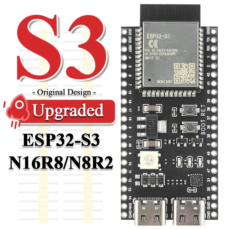 ESP32-S3 Entwicklungsboard 2,4G WLAN-Modul für Arduino ESP IDF ESP32-S3 N8R2 N16R8 44-Pin Typ-C 8M PSRAM ESP32 S3