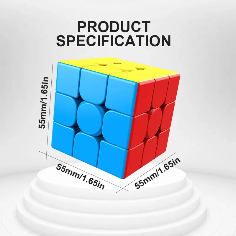 3x3x3 kubisches, selbstklebendes Stressabbau-Puzzle, professionelle Bildung, sanfte Geschwindigkeit, Wettbewerb, Kinderspielzeug, Geschenke