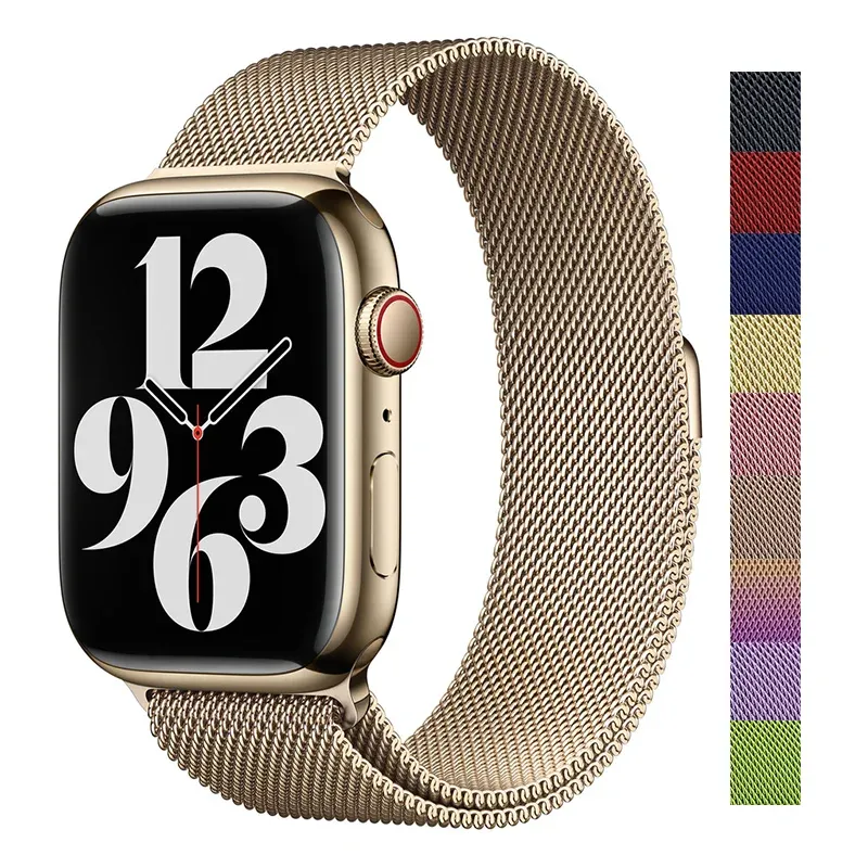 Milanaise-Armband für Apple Watch Band Ultra 2 49 mm 46 mm 40 mm 45 mm 41 mm 38 mm 44 mm Armband für iWatch Serie 10 3 6 5 SE 7 8