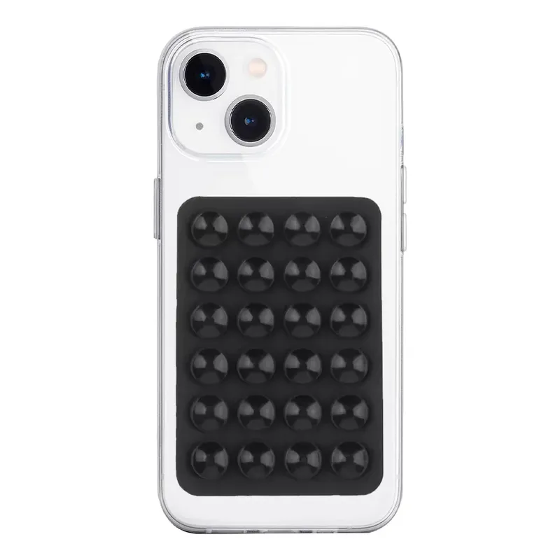 Bonbonfarbene Silikon-Saugnapf-Telefonhülle mit rutschfestem Saugnapf, Telefonständer, Silikon-Telefonhalter für Selfies und Videos