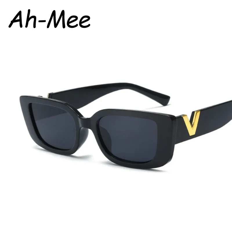 Mode Rechteck Sonnenbrille Frauen Luxus Marke Vintage Kleine Rahmen Sonnenbrille Damen Klassische Schwarze Quadratische Brillen Oculos
