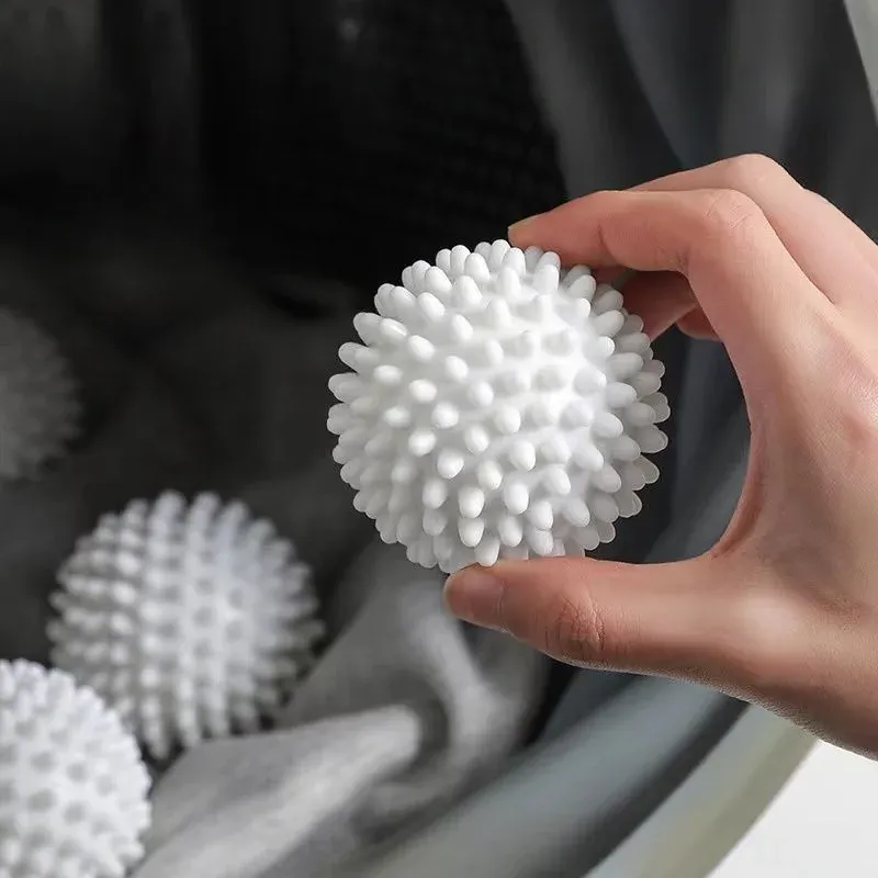 Anti-Wickel-Wäscheball, rund, reinweiß, magische Reinigungstrommel, Waschmaschine, Wäschetrockner, Bälle, Waschmaschinenreiniger