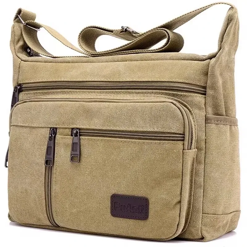 Herren Leinwand Umhängetaschen Casual Tote Travel Herren Umhängetasche Luxus Umhängetaschen Mode hochwertige Handtasche