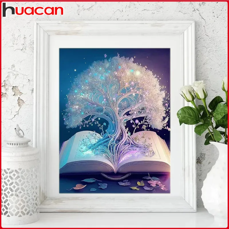 Diamant Malerei Baum 5D Diamant Stickerei Landschaft DIY volle Runde Mosaik Kunst Kits Wand Dekor