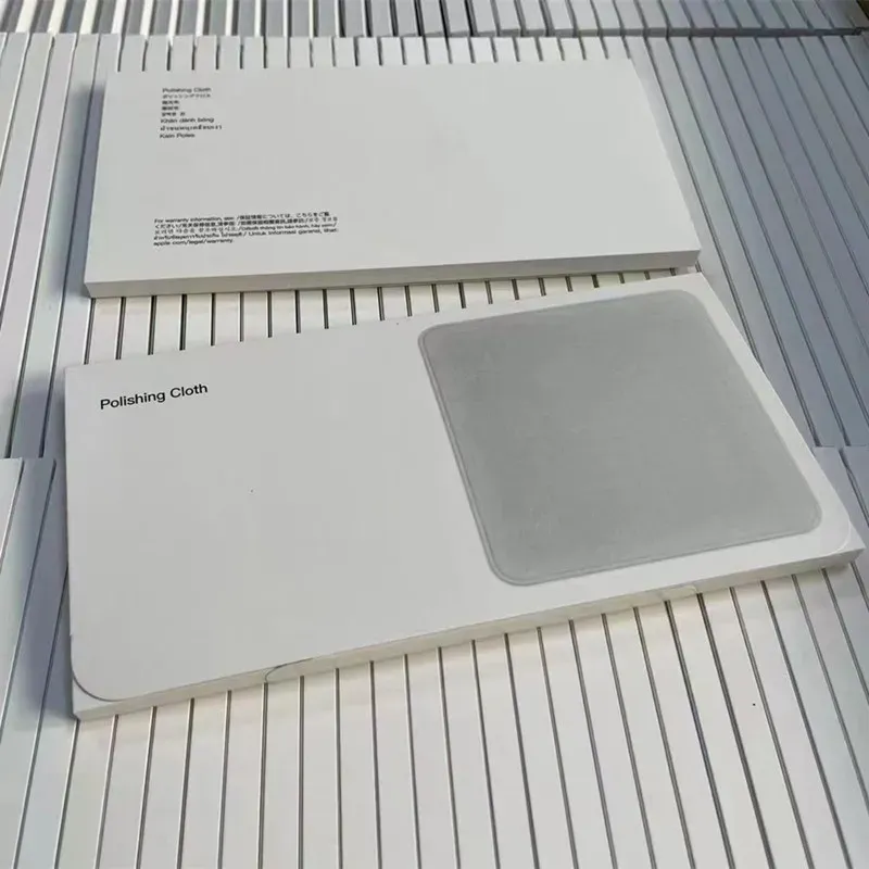 Für Apple Poliertuch Mikrofaser Reinigungswischer 16 cm 1:1 Original Telefon Bildschirmreiniger Poliertuch für iPhone iPad Tablet