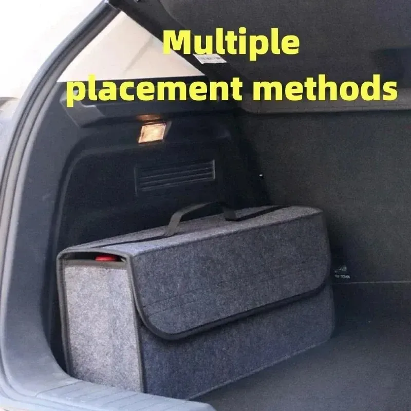 1 Packung Kofferraum-Organizer, faltbar, ergonomischer Griff, für SUVs/Limousinen/LKWs, langlebiger Stoff