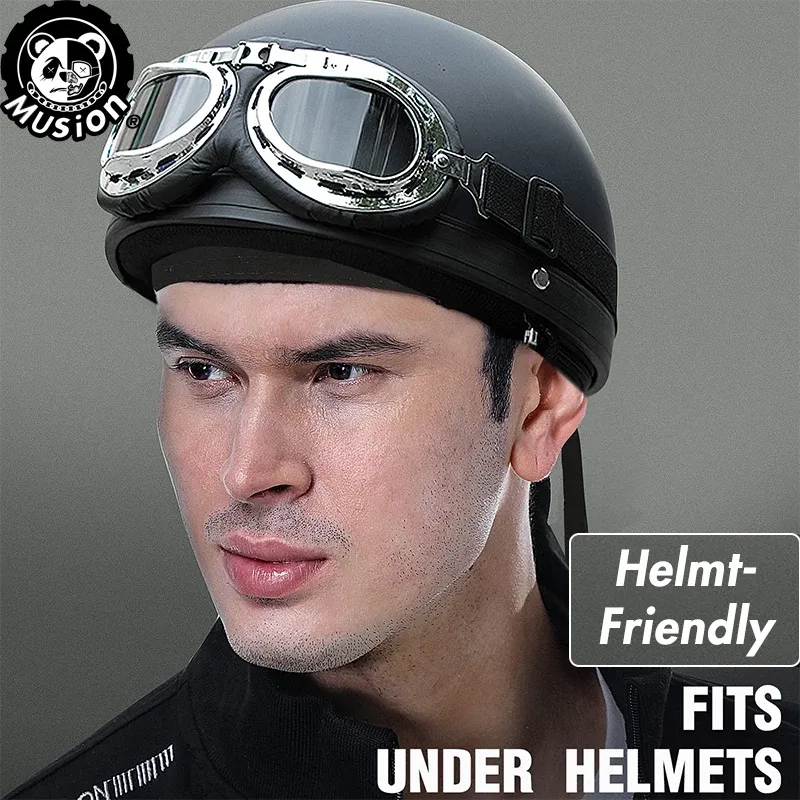 Musion Sturmhaube, Helm-Innenfutter, Sonnenschutz, atmungsaktiv, schweißabsorbierend, Ganzjahres-Motorrad-Reithelm-Futter