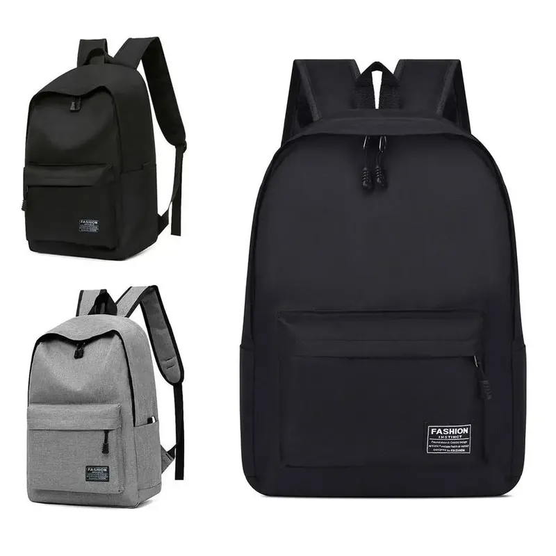 Lässiger, minimalistischer Rucksack, große Kapazität, mehrere Fächer, für Reisen, trendige College-Studenten-Schultasche, Computertasche, Business-Tasche