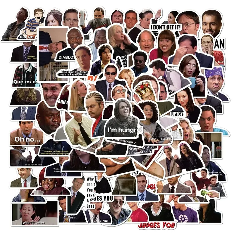 10/30/50/100Pcs Lustige Klassische TV Show Meme Aufkleber DIY Sammelalbum Laptop Stationäre Gitarre Koffer auto Aufkleber Aufkleber Spielzeug