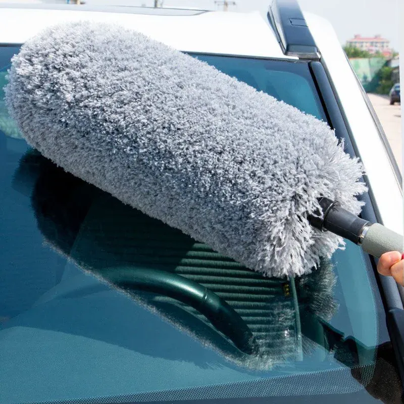 Auto Staub Pinsel Teleskop Auto Reinigung werkzeug Mikrofaser Pinsel Sauber werkzeuge Für Auto Reinigung Staub Göttliche Nass/Trocken Auto Mopp