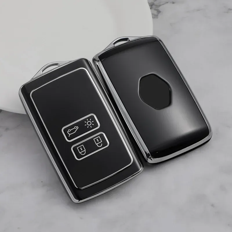 TPU Auto Schlüssel Fall Abdeckung Fob Shell Für Renault Koleos Kadjar Captur Megane Clio Scenic Talisman Arkana Für Dacia Sandero Karte Fob