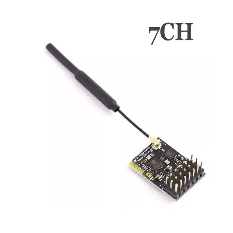 ELRS 2,4 GHz PWM 7CH CRSF Empfänger Unterstützung ELRS 3,2 PWM/CRSF Protokoll Kupfer Rohr Antenne Für RC FPV Drone Flugzeug