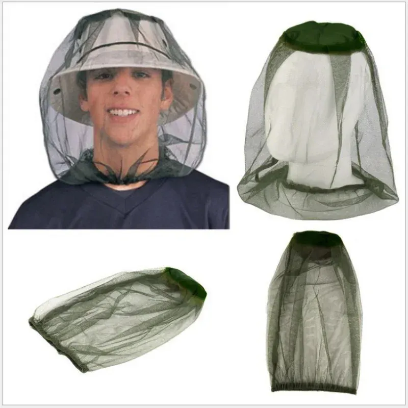 Outdoor Angeln Nacht Angeln Hut Insekten-Proof Moskito-Proof Hut Net Angeln Sonnenschutz Hut Unisex Bienen-Proof Hut atmungsaktiv