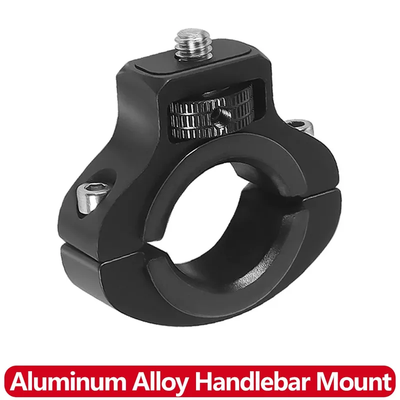 Aluminiumlegierung Lenkerhalterung Fahrrad Metallhalter für Gopro Hero 13 12 11 10 9 8 7 Insta360 SJCAM AKASO DJI Osmo Action Kamera