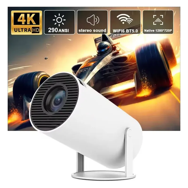 2026 Neue Outdoor tragbare Projektor 4K Wifi 1080P 1280*720P HD Heimkino Video Filme LED Projetor Videospiel Projektion