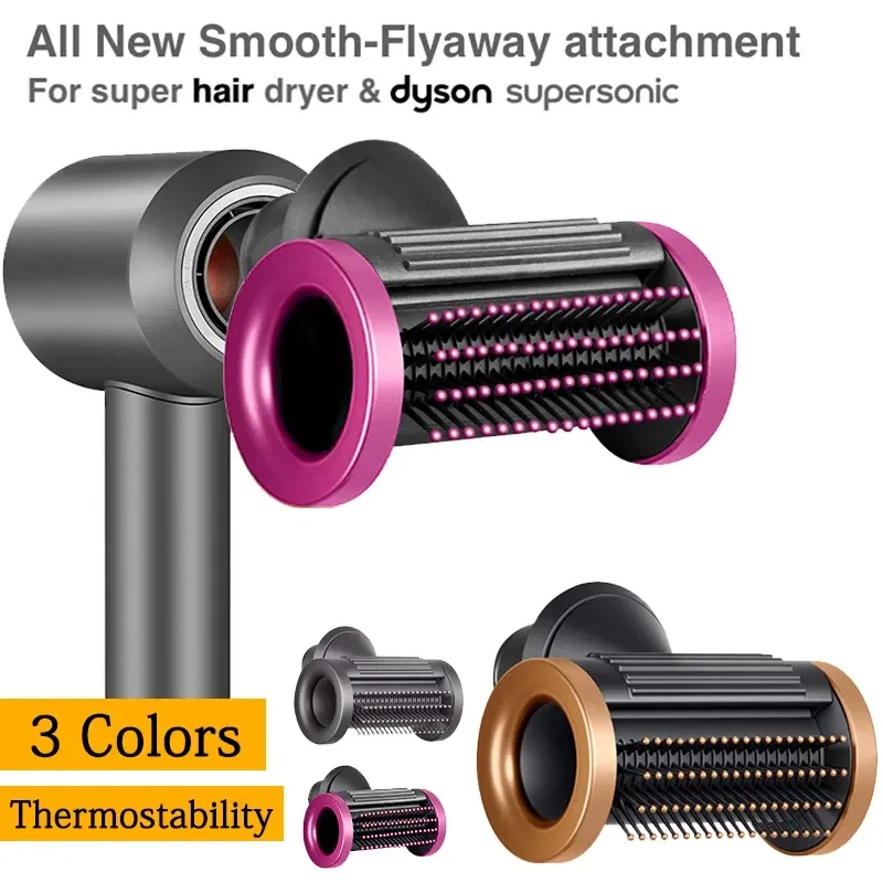 Anti-Fliegen-Düse für Dyson Supersonic Haartrockner HD15 Zubehör Neue Flyaway-Trockner-Aufsatzdüsen 200 ℃ ohne Schmelzen