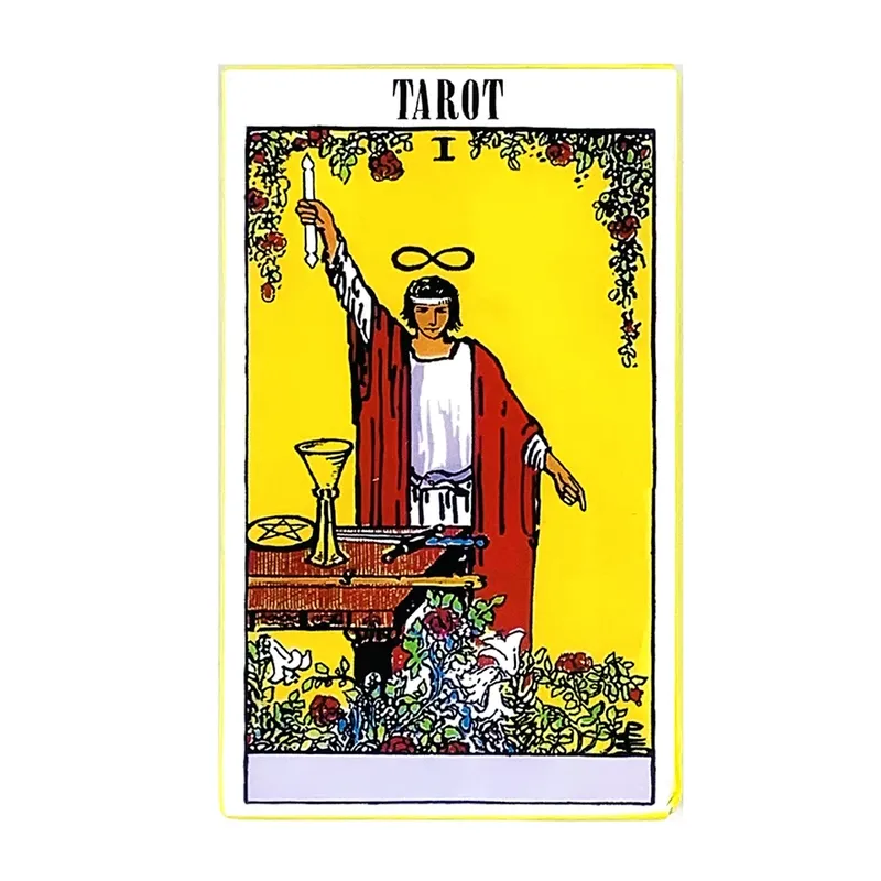 Heißverkaufte Tarotkarten, ein 78 Stück Tarot-Deck, englische Version, Vorhersage, Wahrsagerei, Brettspiel, Halloween- und Weihnachtsgeschenke