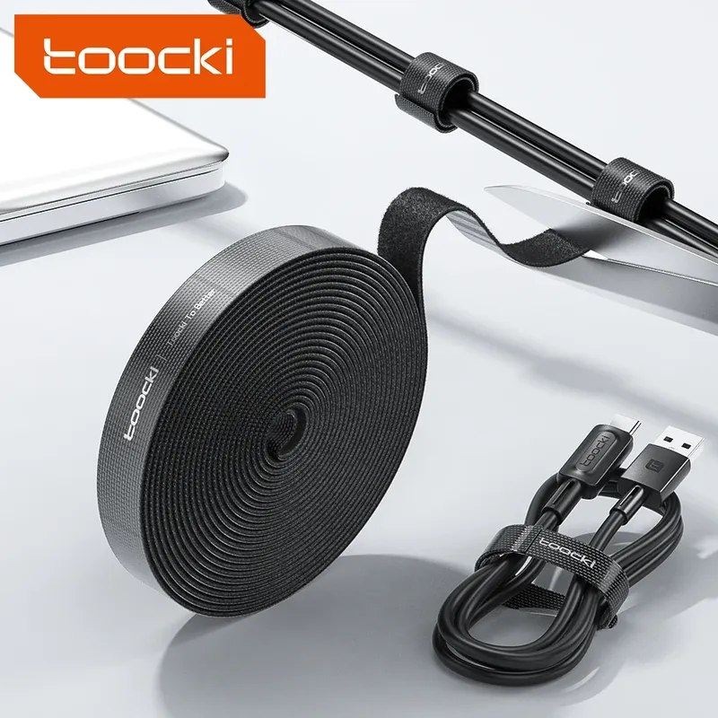 Toocki Kabel-Organizer, Drahtwickler, USB-Kabelmanagement, Schutz für Kopfhörer, Maus, Kabelbinder, Telefonzubehör für iPhone, Samsung
