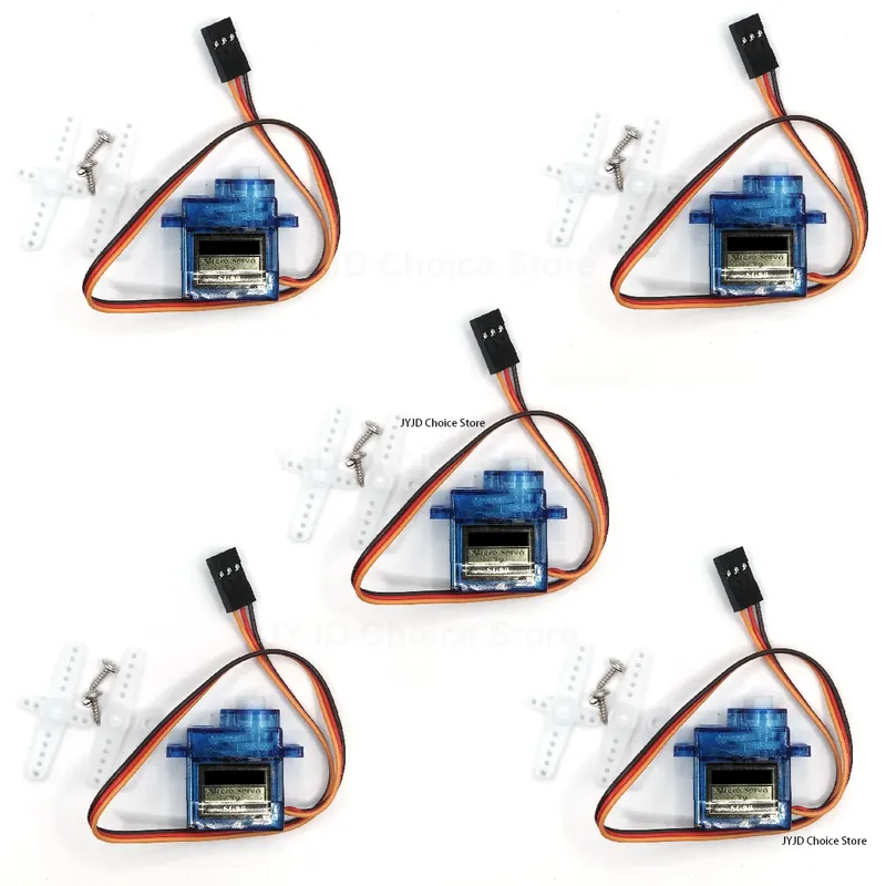 5 stücke SG90 9G Micro Servo Motor Für Roboter 6CH RC 250 450 Hubschrauber Flugzeug Segelflugzeug mini Auto