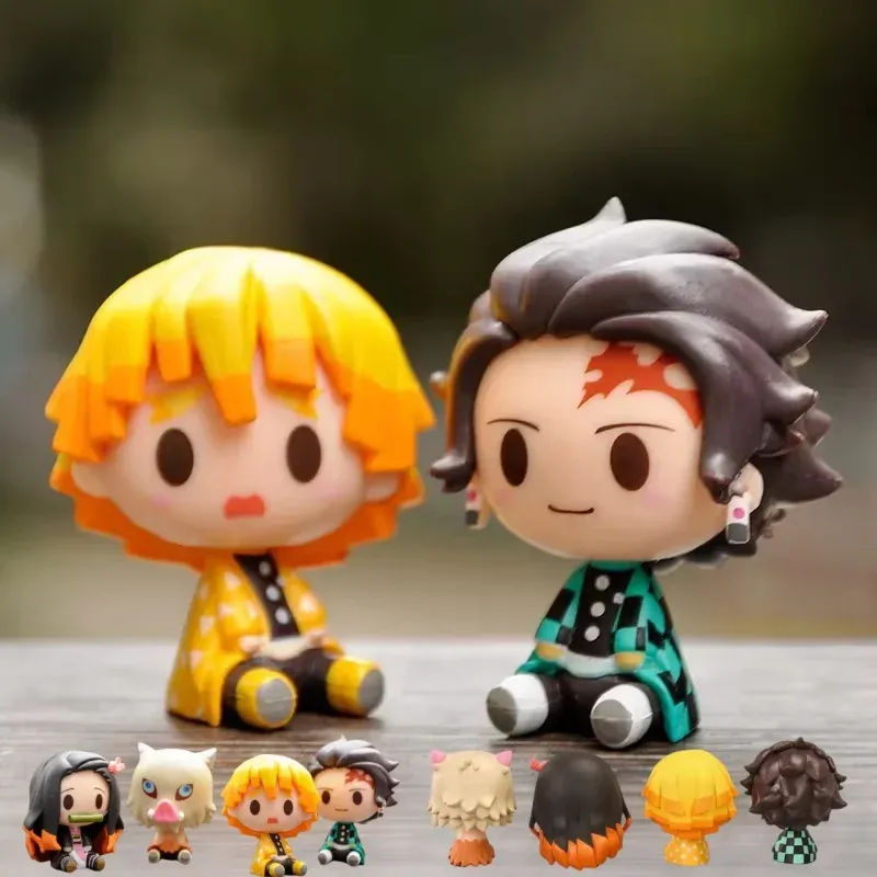 Dämonentöter Acchion Figur Dämonentöter: Kimetsu no Yaiba Kamado Tanjiro Nezuko Azuma Zenitsu Acchion Figur Anime Modell Statue und ys Technik fts