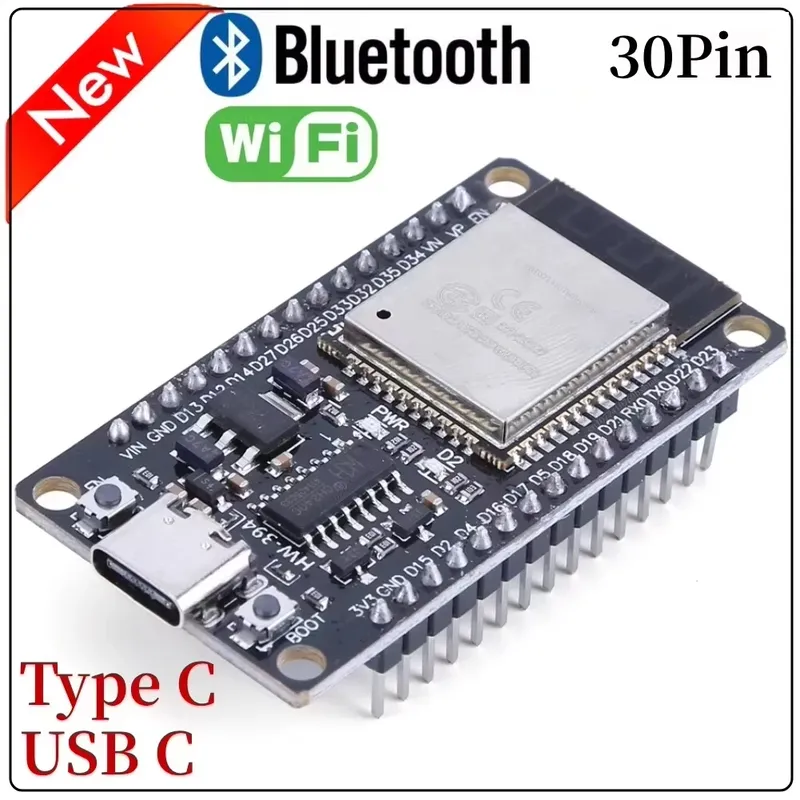 32S Entwicklungsboard / Modul Drahtloses WiFi-Bluetooth-Modul mit extrem niedrigem Stromverbrauch Dual-Core 30-Pin Smart Home