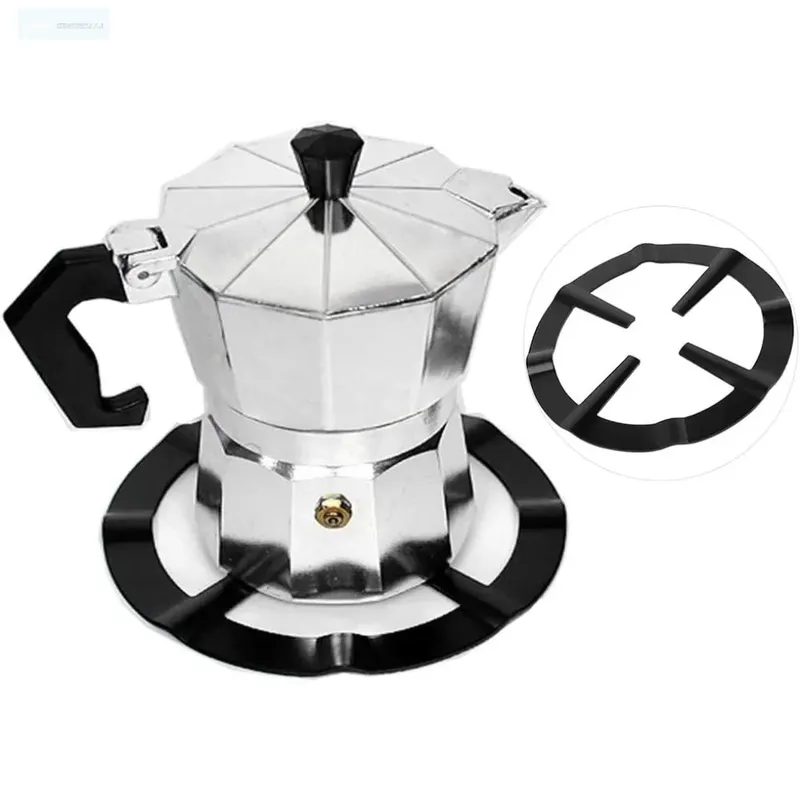 1 Packung kleiner Herdständer, Gas-Wok-Ring, Edelstahl, Moka-Topfständer, Kaffeekannenständer, runder Brenner, Kochgeschirr, Kochzubehör