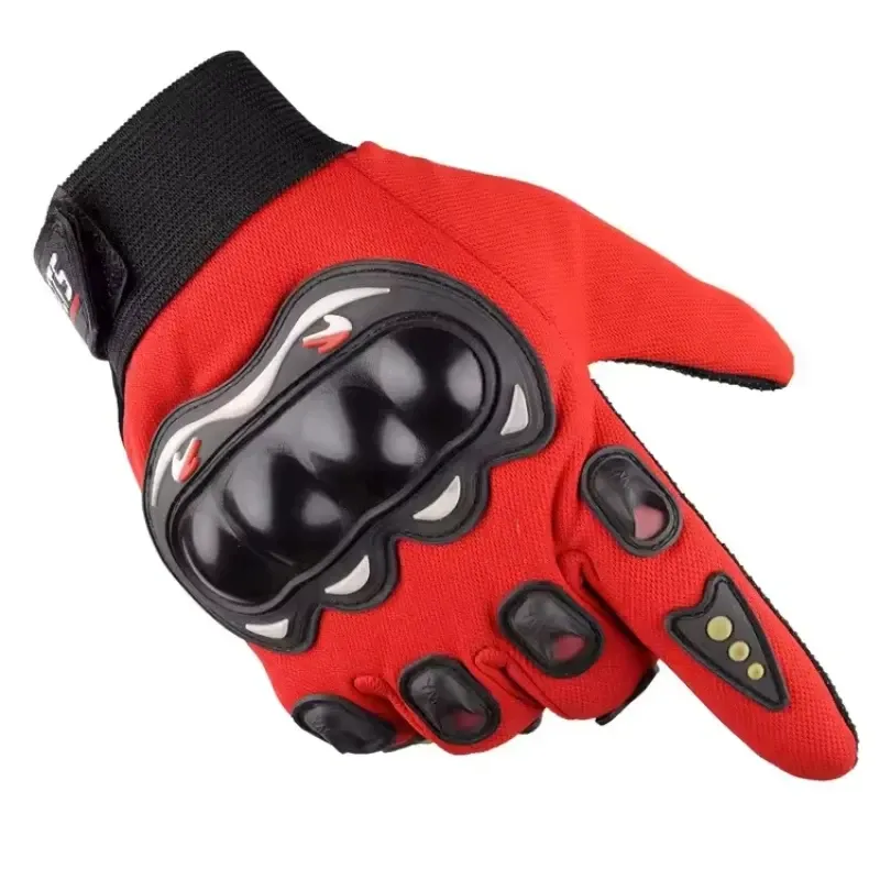Motorradhandschuhe Herren Motorradhandschuhe Atmungsaktive geschlossene Finger-Rennhandschuhe für Outdoor-Sportarten Crossbike-Reiten