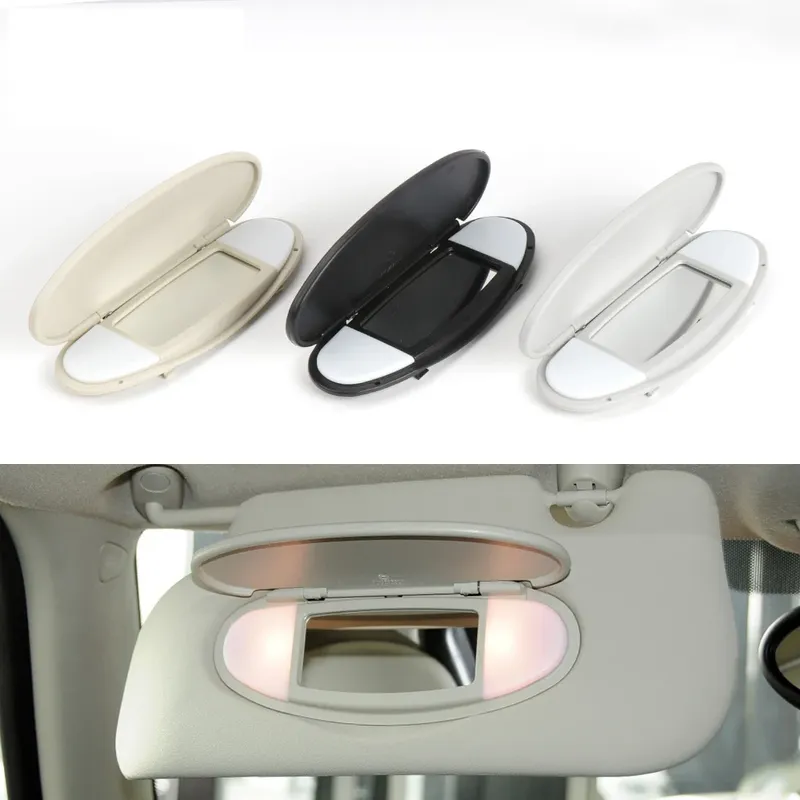 Auto Sonnenblende Sonnenschirm Panel Gehäuse Kosmetikspiegel Abdeckung für MINI Cooper S One D JCW R55 R56 R57 R59 R60 Innen Zubehör
