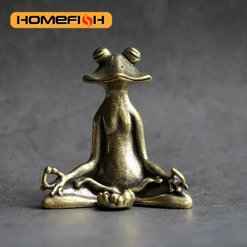 Retro Kupferwaren Räucherstäbchenhalter Zen Frosch Ornamente Massiver Reinkupfer Frosch Teehaustier Räucherstäbchenhalter Dekorationen